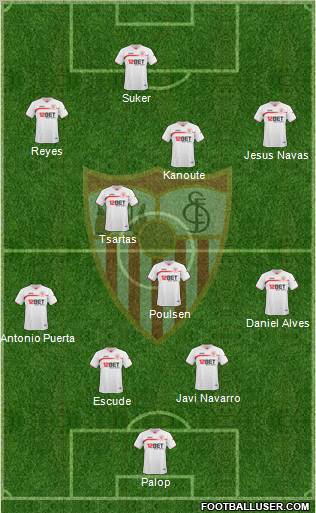 Sevilla F.C., S.A.D. Formation 2010
