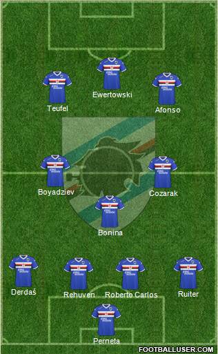 Sampdoria Formation 2010