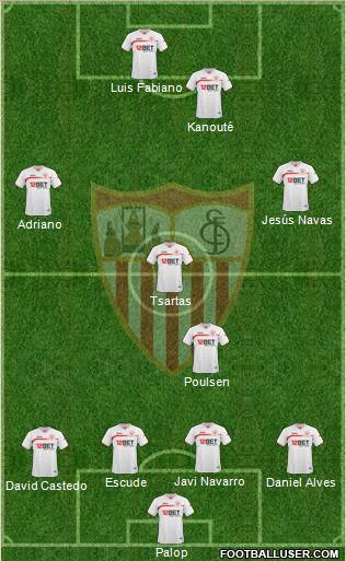 Sevilla F.C., S.A.D. Formation 2010