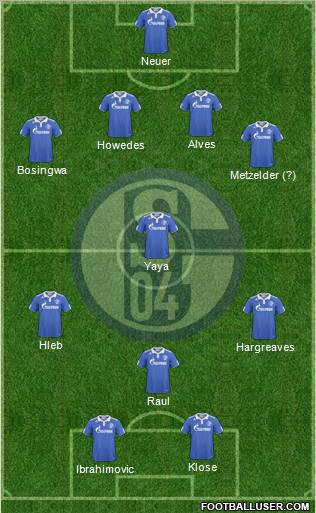 FC Schalke 04 Formation 2010