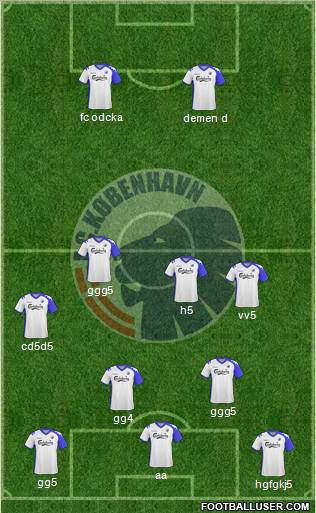 Football Club København Formation 2010