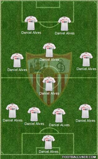 Sevilla F.C., S.A.D. Formation 2010