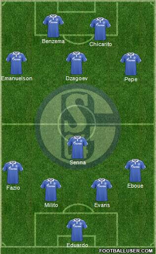 FC Schalke 04 Formation 2010