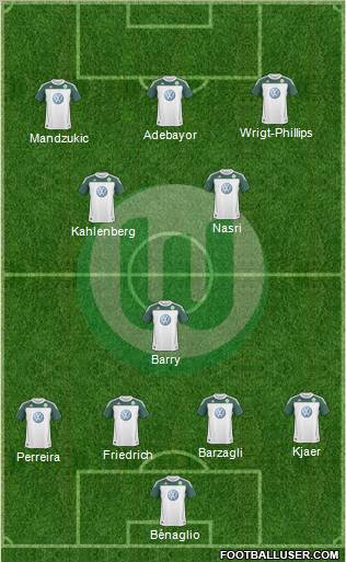 VfL Wolfsburg Formation 2010