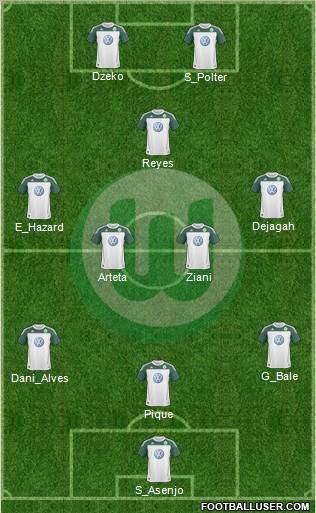 VfL Wolfsburg Formation 2010