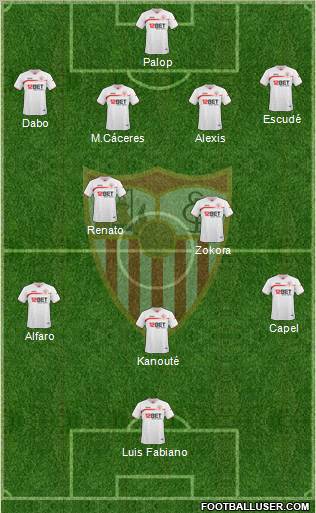 Sevilla F.C., S.A.D. Formation 2010