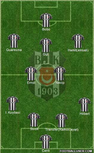 Besiktas JK Formation 2010