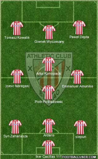 Athletic Club football formation