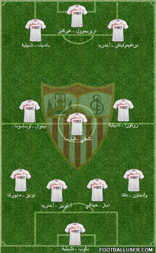 Sevilla F.C., S.A.D. Formation 2010