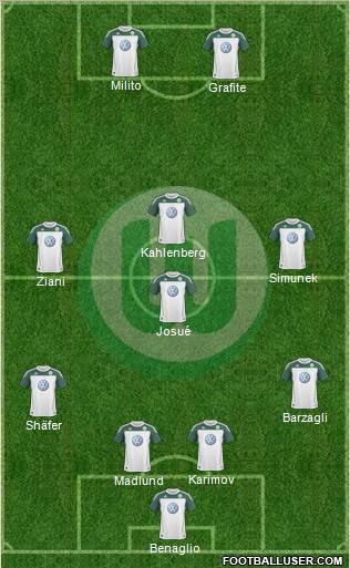 VfL Wolfsburg Formation 2010