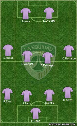 CD La Equidad Formation 2010