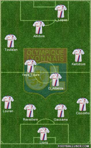 Olympique Lyonnais Formation 2010