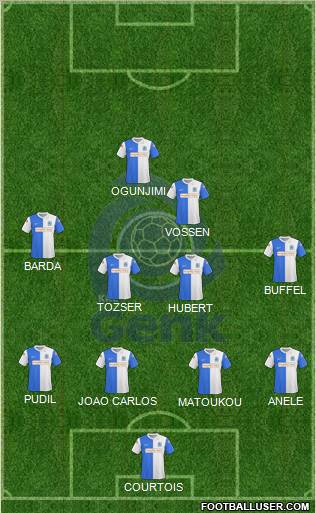 K Racing Club Genk football formation