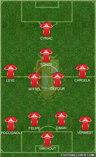 R Standard de Liège Formation 2010