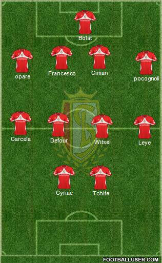 R Standard de Liège football formation