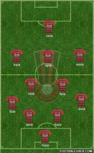 NK Celik Zenica Formation 2010