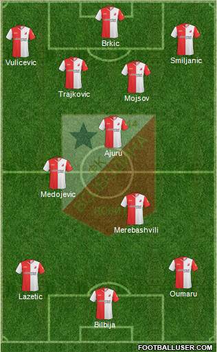 FK Vojvodina Novi Sad Formation 2010