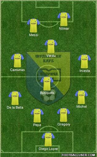 FK Modrica Maxima Formation 2010