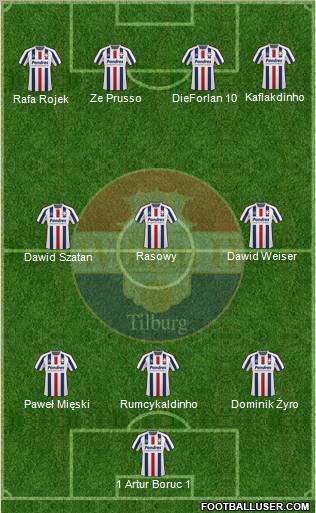 Willem II football formation