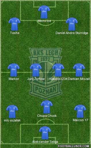 Lech Poznan Formation 2010