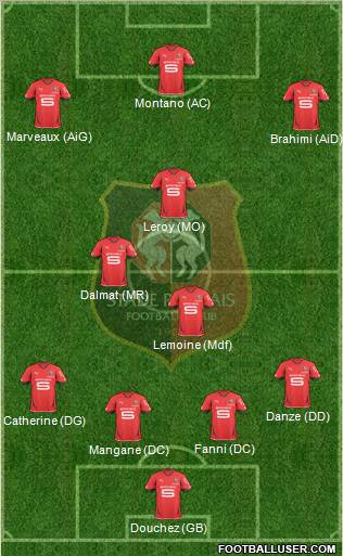 Stade Rennais Football Club football formation