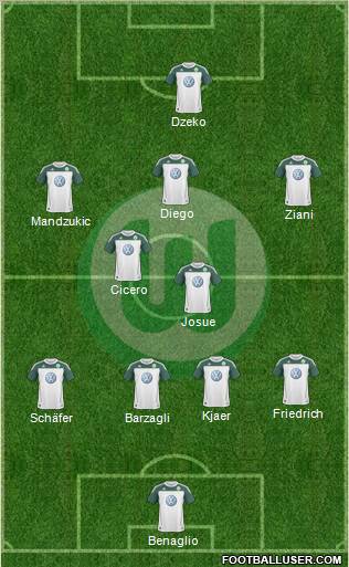 VfL Wolfsburg football formation