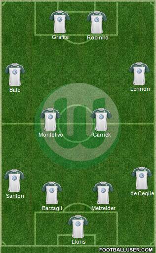 VfL Wolfsburg Formation 2010