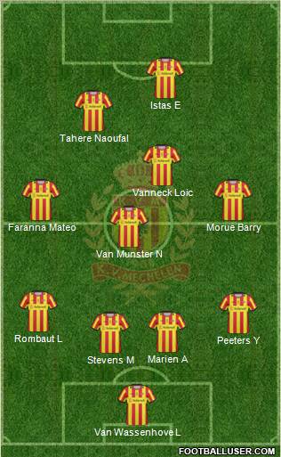 Yellow Red KV Mechelen Formation 2010