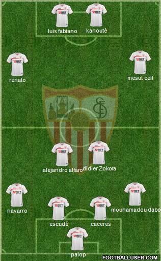 Sevilla F.C., S.A.D. Formation 2010