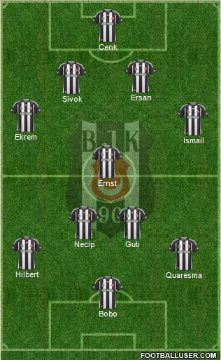 Besiktas JK Formation 2010