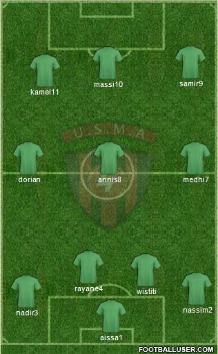 Union Sportive de la Médina d'Alger Formation 2010