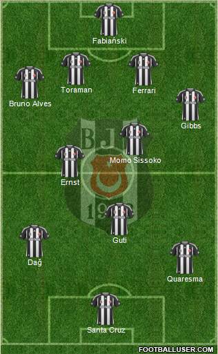 Besiktas JK Formation 2010