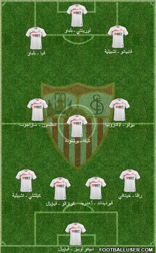 Sevilla F.C., S.A.D. Formation 2010