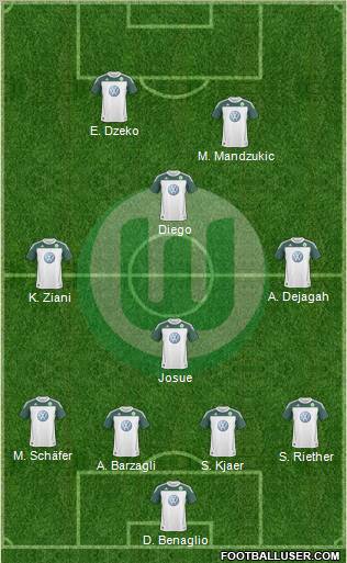 VfL Wolfsburg football formation