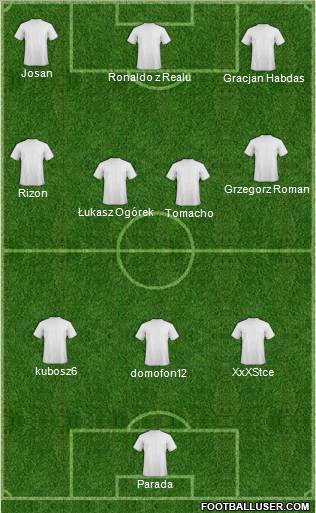 Pro Evolution Soccer Team Formation 2010