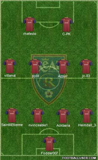 Real Salt Lake Formation 2010