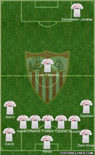 Sevilla F.C., S.A.D. Formation 2010