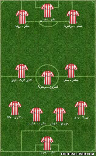 Bilbao Athletic Formation 2010