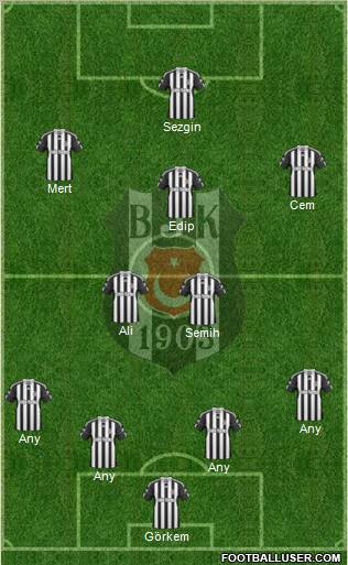 Besiktas JK Formation 2010