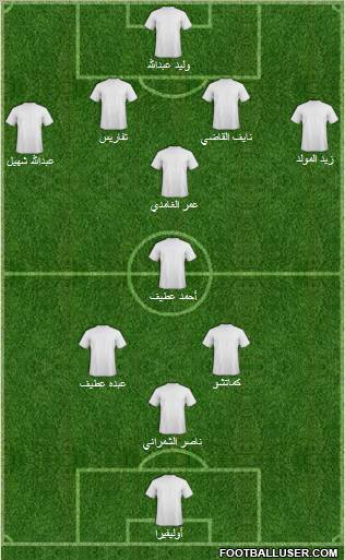 Al-Shabab (KSA) Formation 2010