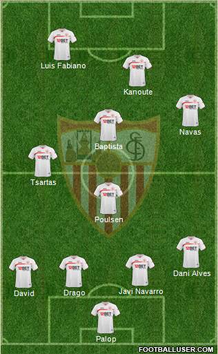 Sevilla F.C., S.A.D. Formation 2010