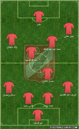Al-Ahly Sporting Club Formation 2010