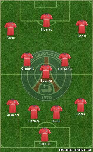Paris Saint-Germain Formation 2010