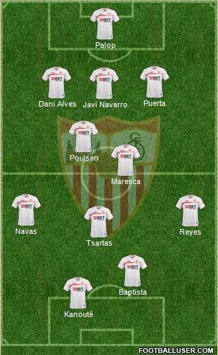 Sevilla F.C., S.A.D. Formation 2010