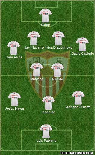 Sevilla F.C., S.A.D. Formation 2010