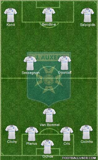 A.J. Auxerre Formation 2010