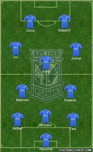 Lech Poznan Formation 2010