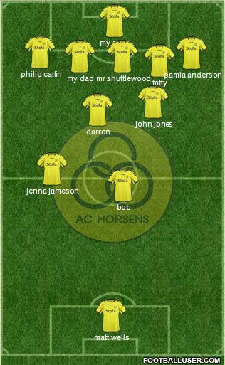 Alliance Club Horsens Formation 2010