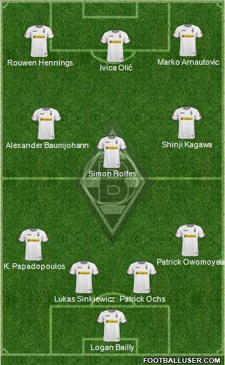 Borussia Mönchengladbach football formation