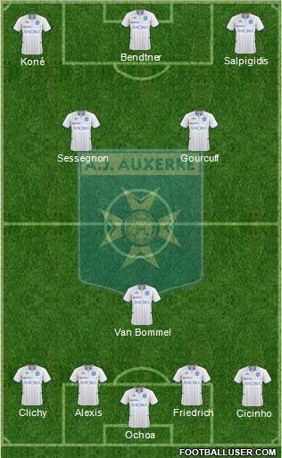 A.J. Auxerre Formation 2010